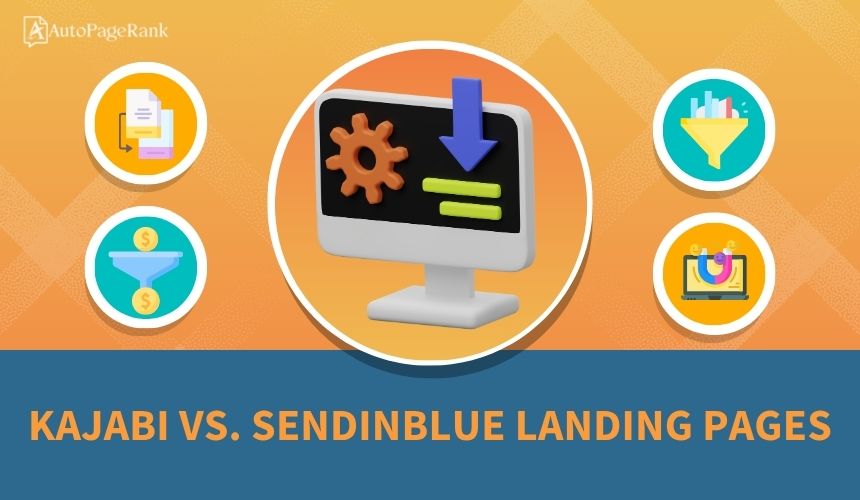 Kajabi vs. Sendinblue Landing Pages