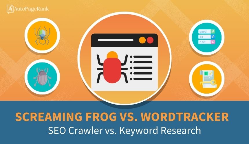 Screaming Frog vs. Wordtracker – SEO Crawler vs. Keyword Research