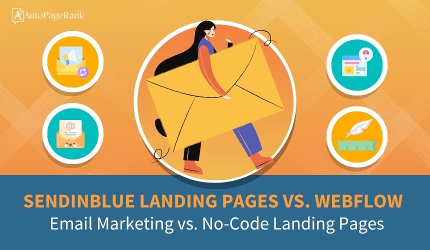 Sendinblue Landing Pages vs. Webflow – Email Marketing vs. No-Code Landing Pages